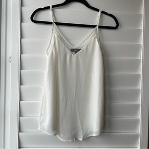 Lulus sweet flight white mesh tank top camisole size XS